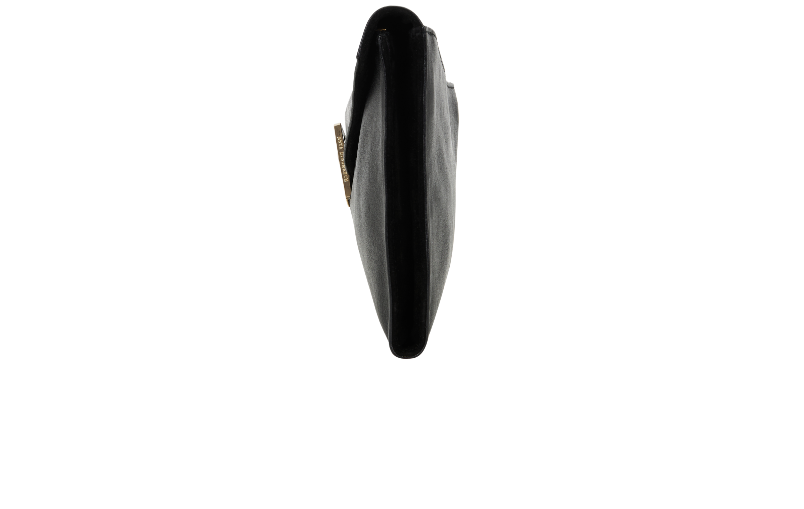 Envelope Clutch, &pound;90, Handbags, Black, Leather, Bottom view